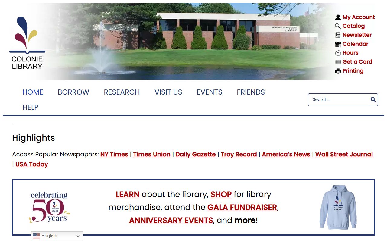 Town of Colonie Town Clerk page for Colonie obituary records