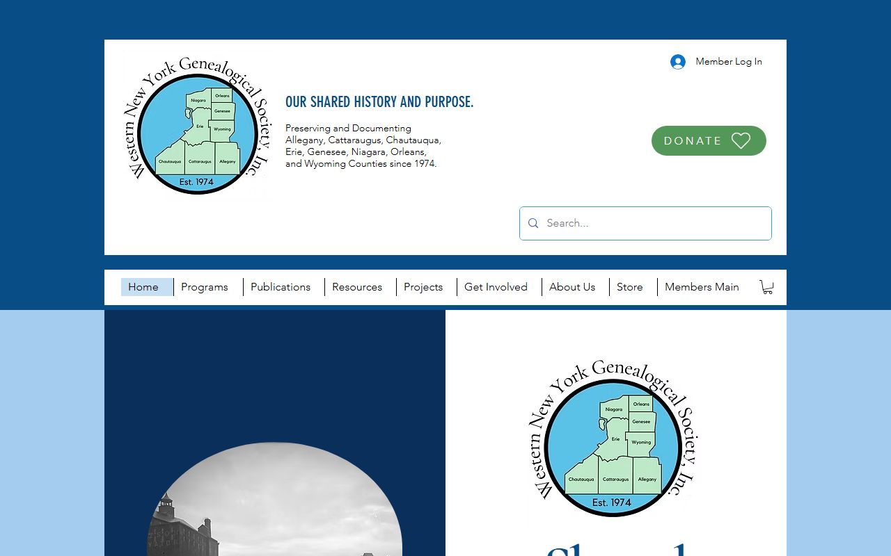 Town of Hamburg Town Clerk page for obituary records