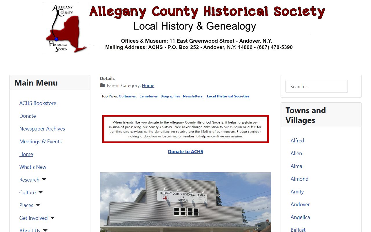 Allegany County Clerk office records search for obituary and death records