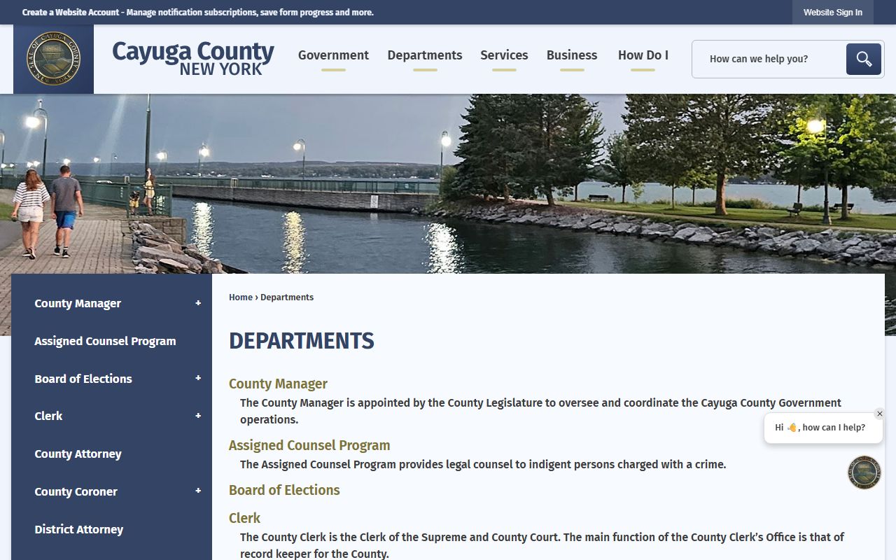 Cayuga County Clerk records search for obituary and vital records research