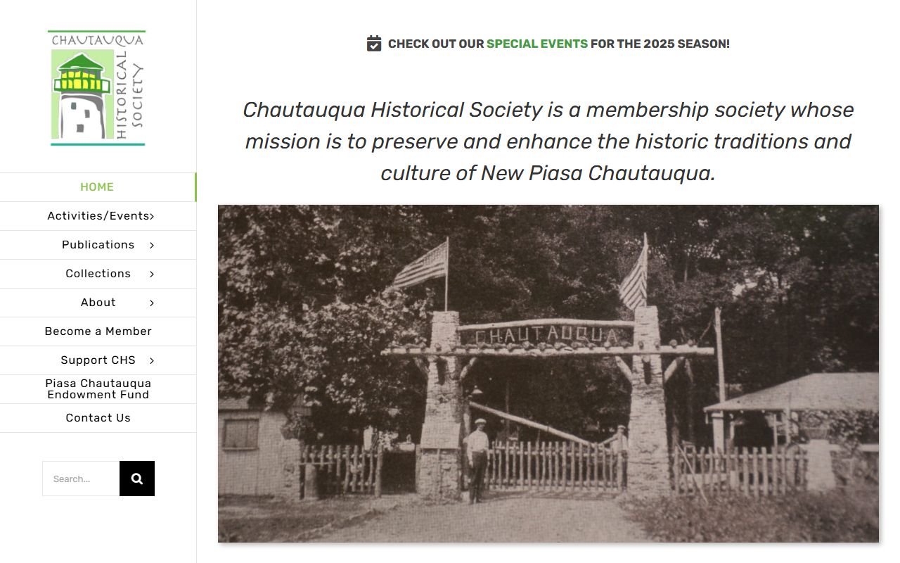 Chautauqua County historical records and obituary research archives