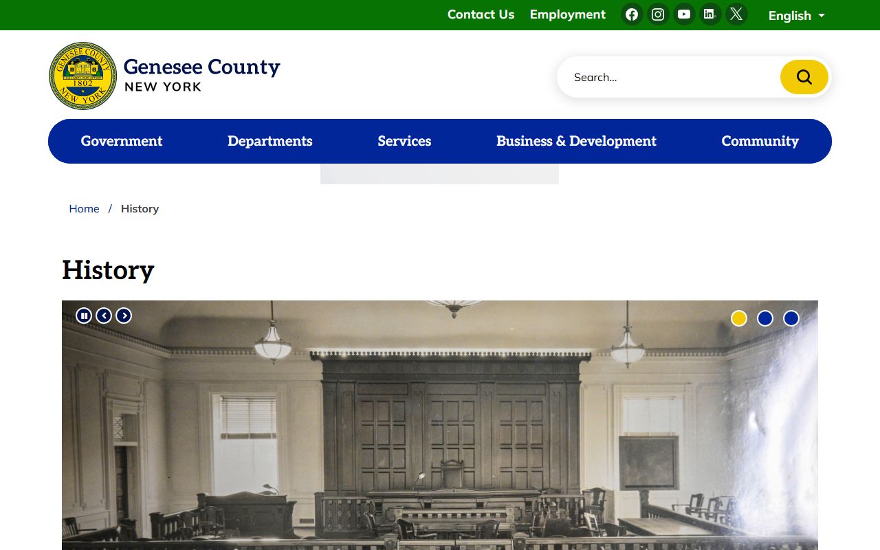 Genesee County Historian and Clerk office for obituary records research in Batavia