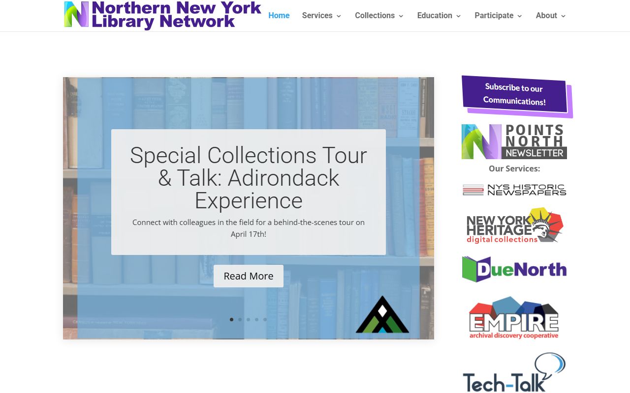 St. Lawrence County Clerk records search page for obituary records