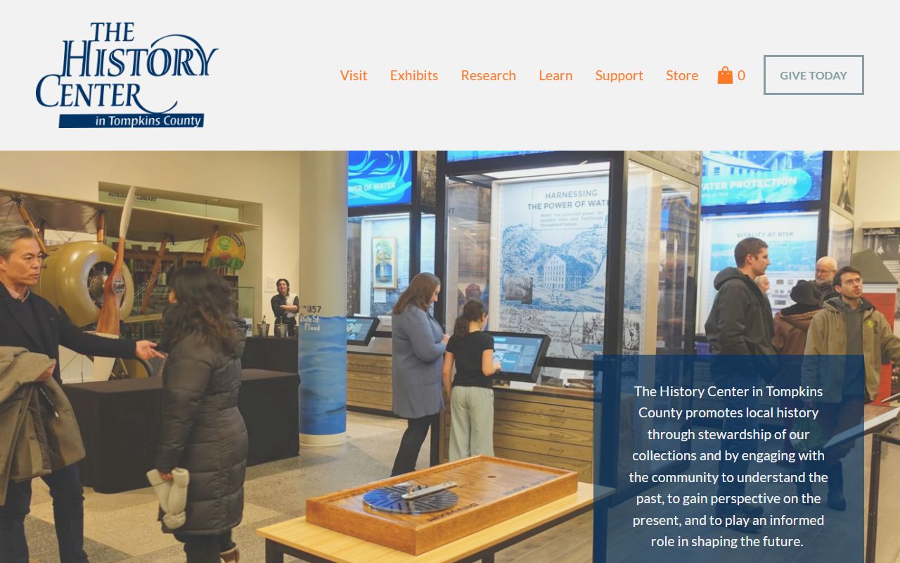 The History Center in Tompkins County resources for obituary and death record research